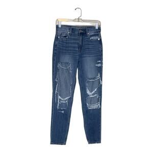 American Eagle distressed mom jeans size 0